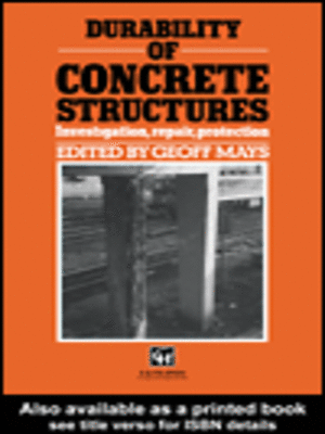 cover image of Durability of Concrete Structures